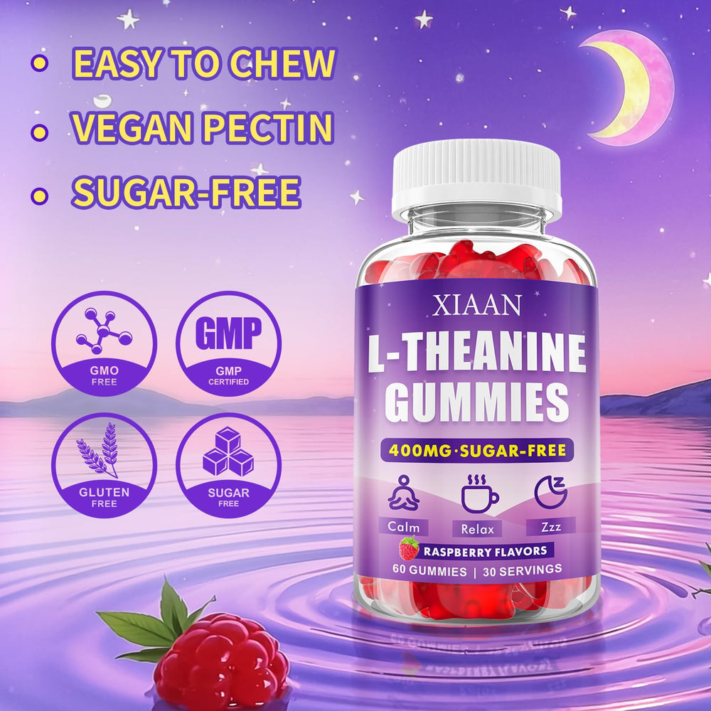 Adults and children using XIAAN L-Theanine Gummies for calm and focus