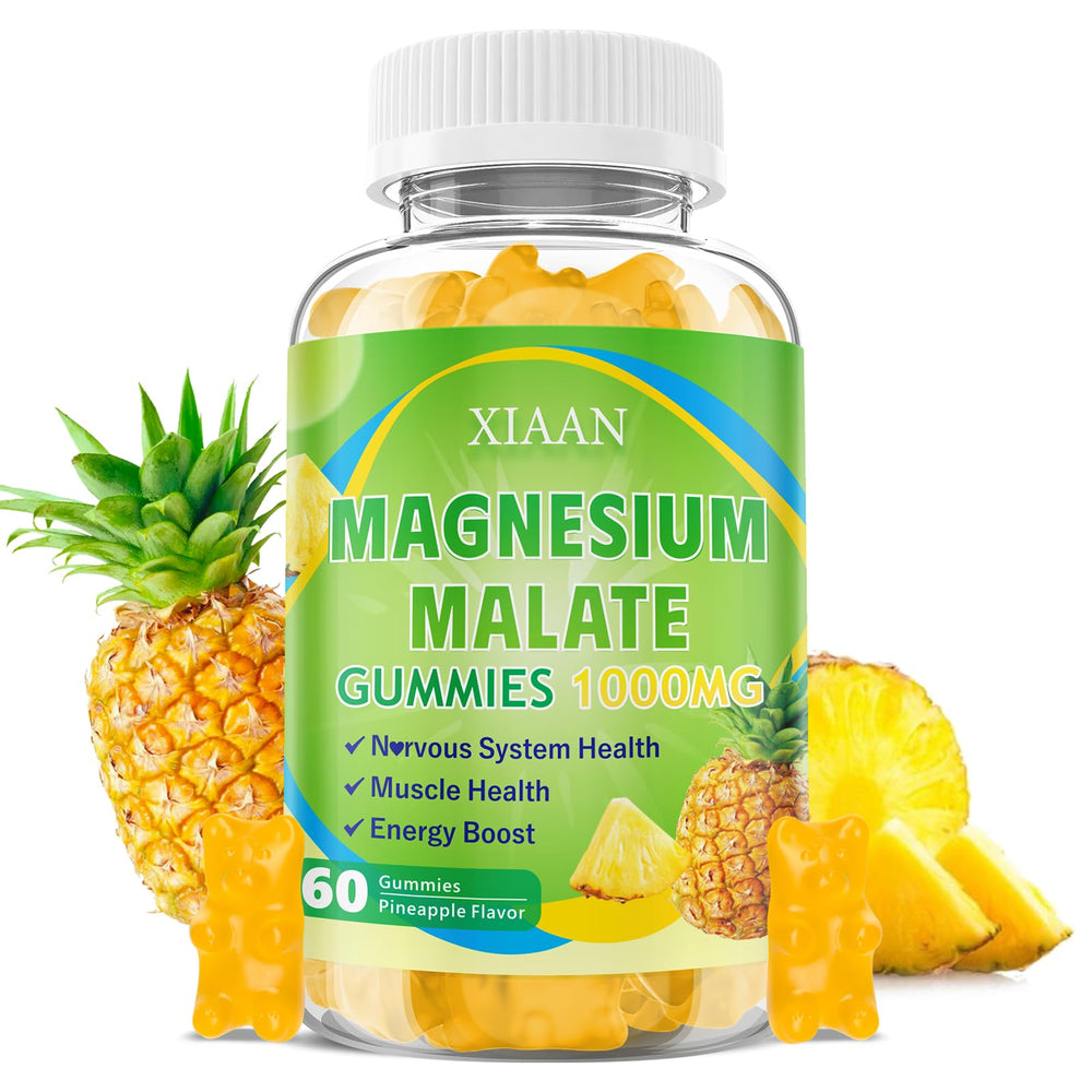 Front view of XIAAN Magnesium Malate Gummies 1000mg