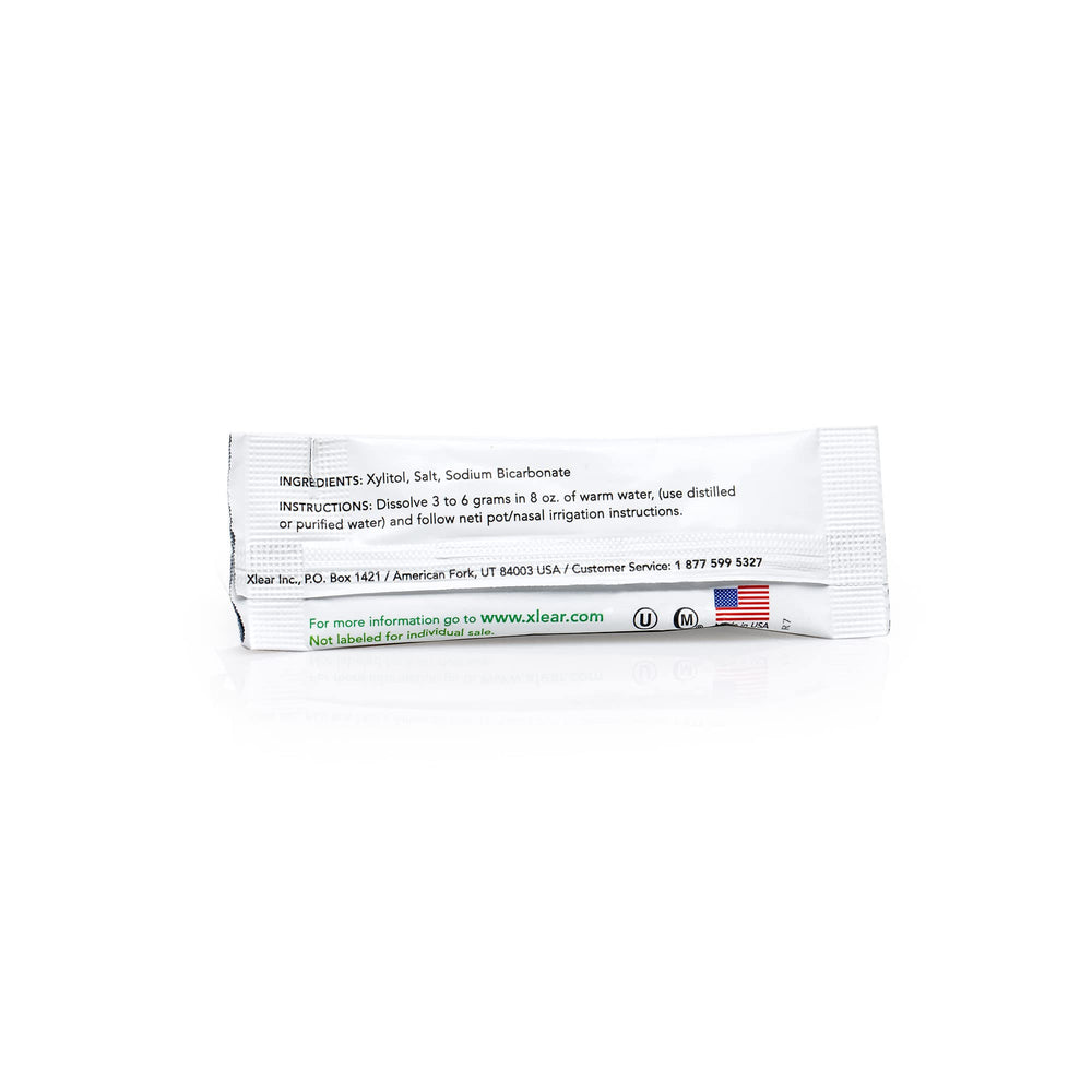 Xlear 50-count pack of 2 for regular nose cleansing routines