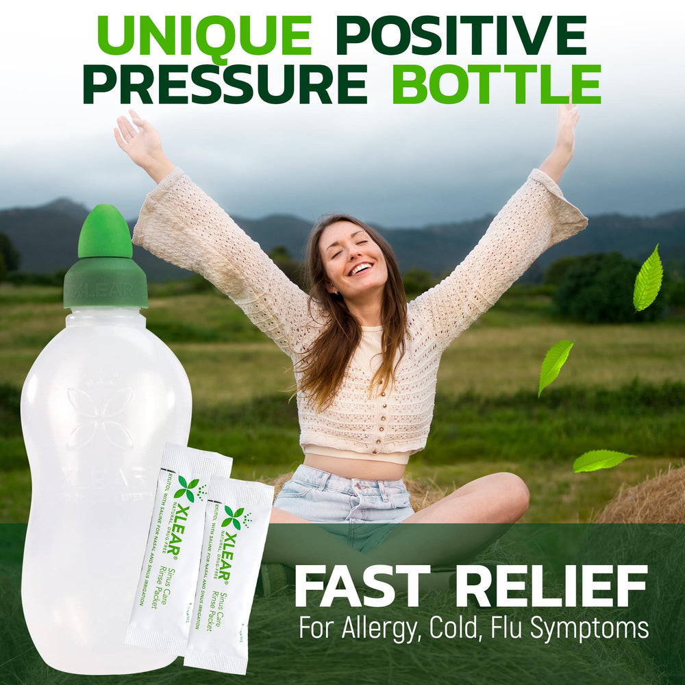 Xlear Allergy Relief Kit packaging showcasing all-in-one solution