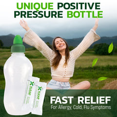 Xlear Allergy Relief Kit packaging showcasing all-in-one solution