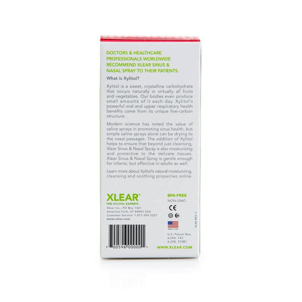 Xlear pack of 2 box highlights value and daily nasal hygiene