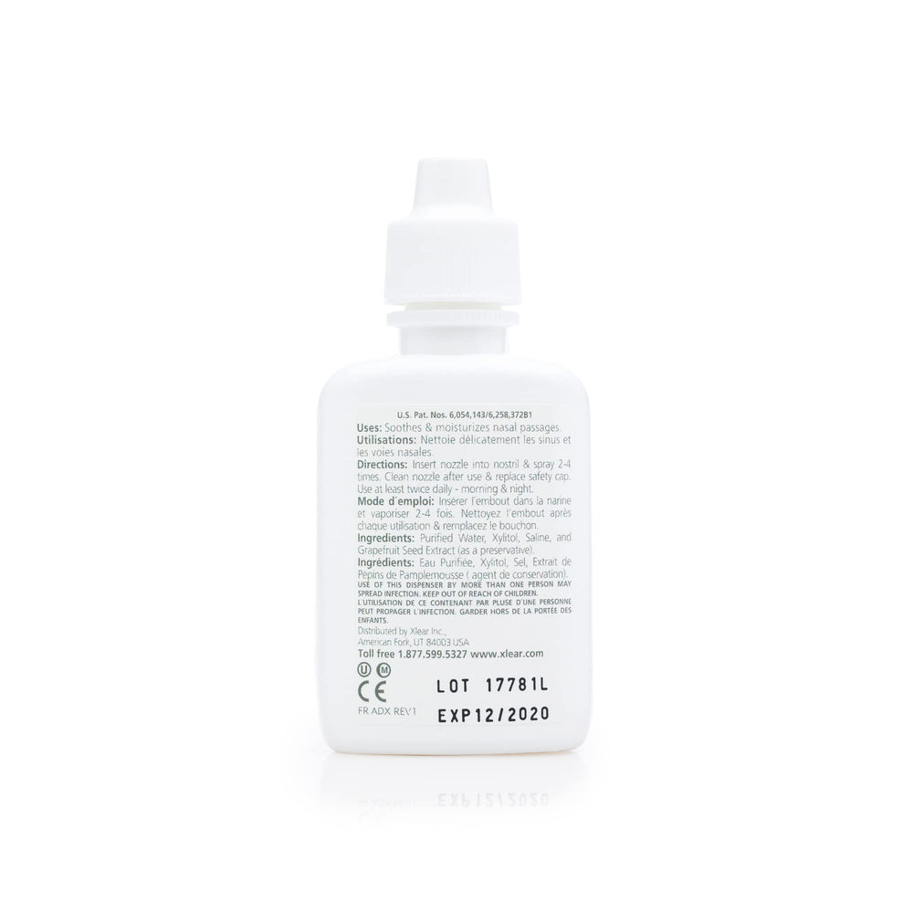 Xlear 12-pack packaging of nasal spray for home and travel