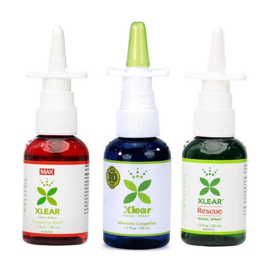 Xlear Regular nasal spray bottle for daily hydration and gentle nasal care