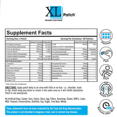 Close-up of XLPATCH Focus Plus patch