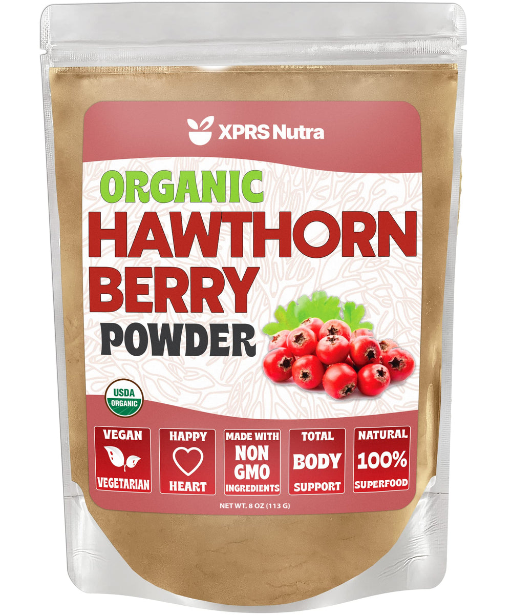 XPRS Nutra Hawthorn Berry Powder 8 oz jar