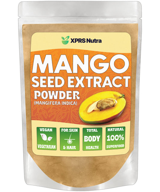 XPRS Nutra Mango Seed Extract Powder bottle and packaging