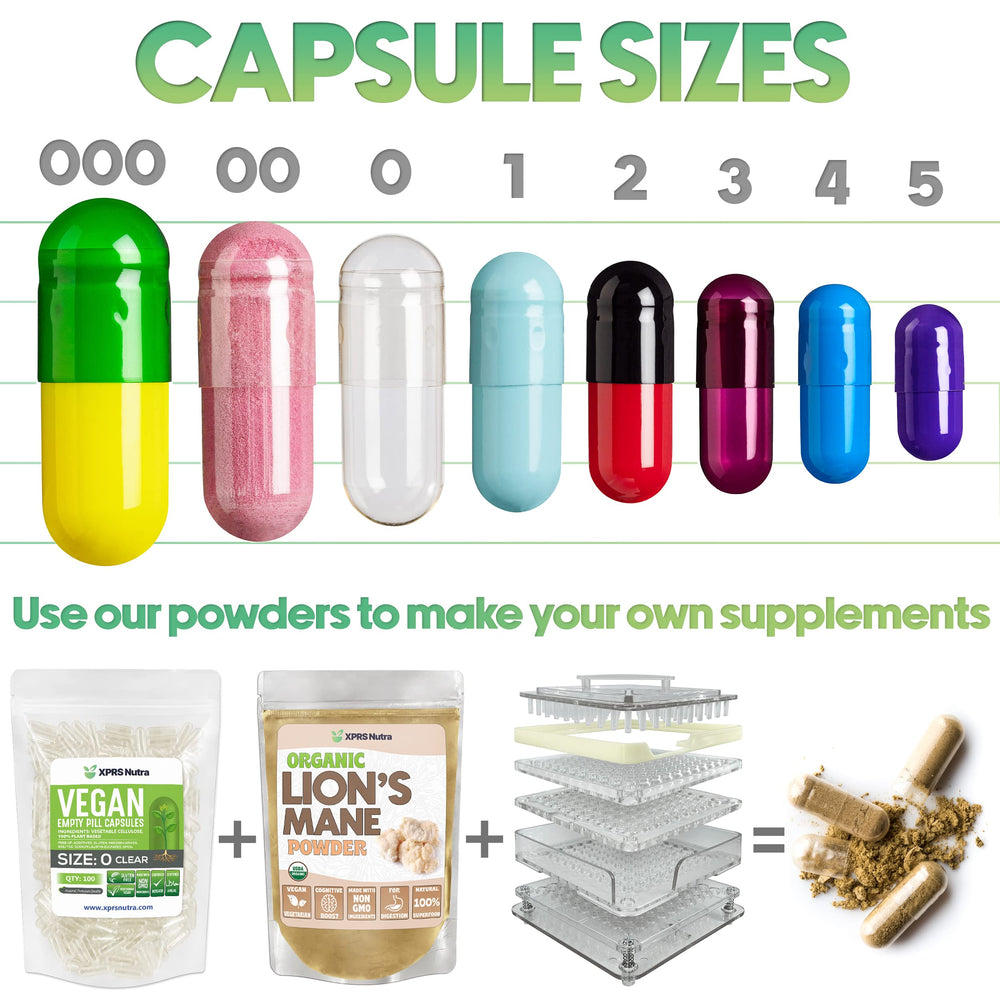 Clear shells suitable for precise dosing and filling