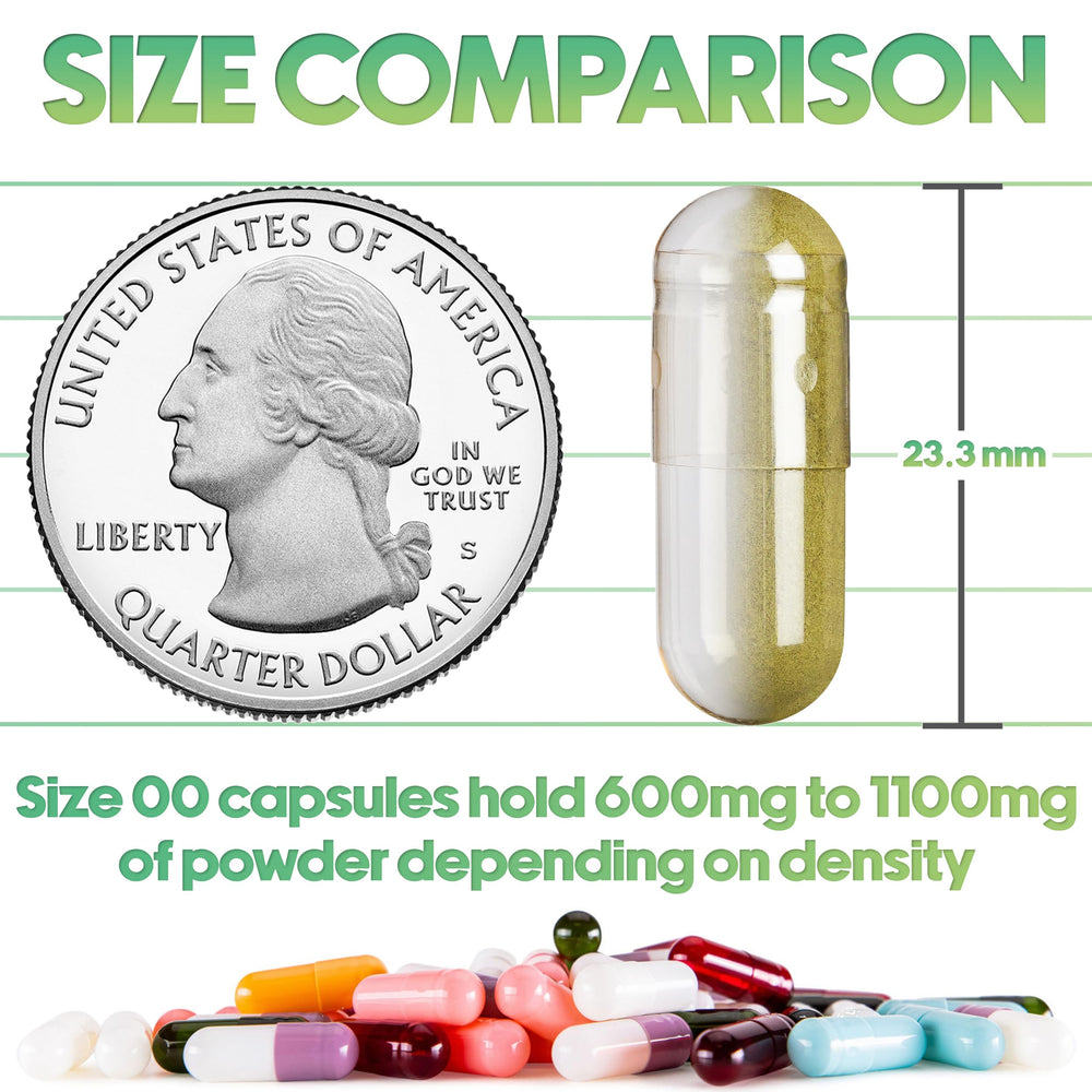 Capsule filling tray compatibility and easy digestion in GI tract