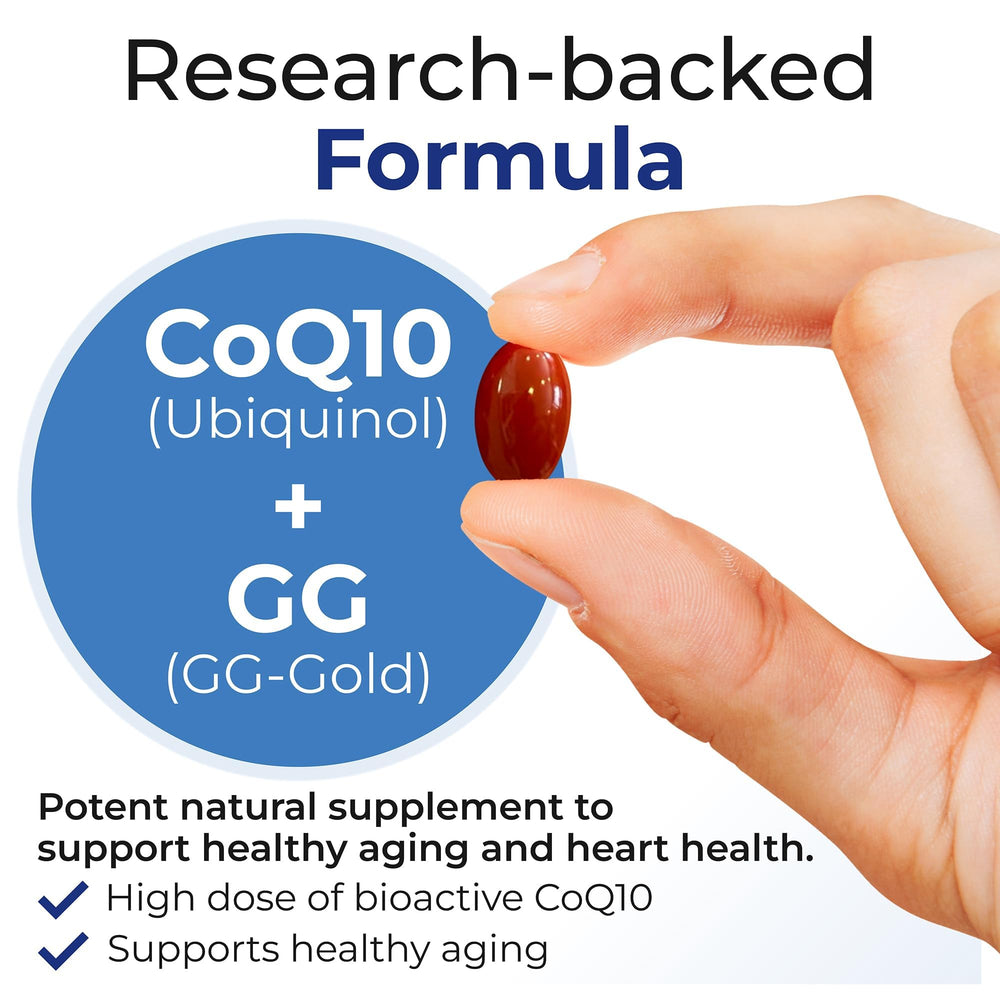 CoQ10 ubiquinol structure illustration for Xtend-Quinol