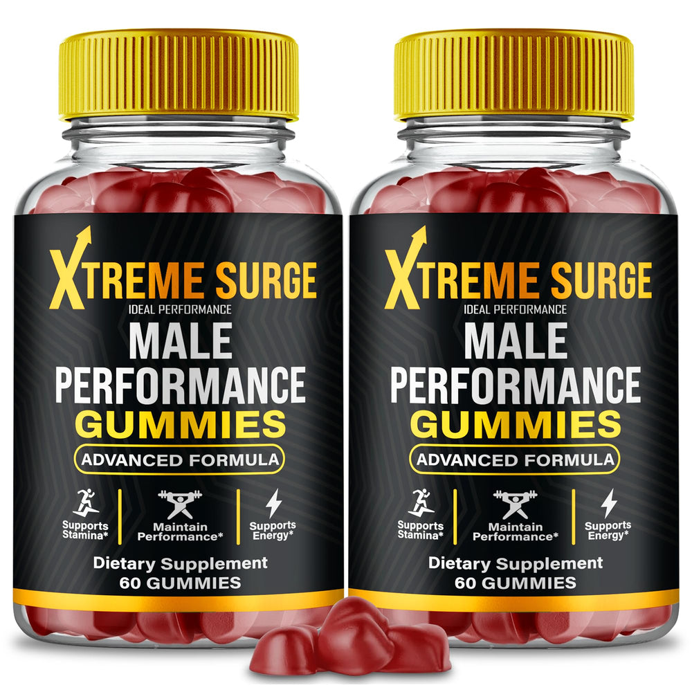 Xtreme Surge Gummies bottle and label