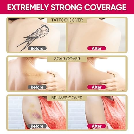 XUEVORIY tape cut to fit large tattoos or small blemishes