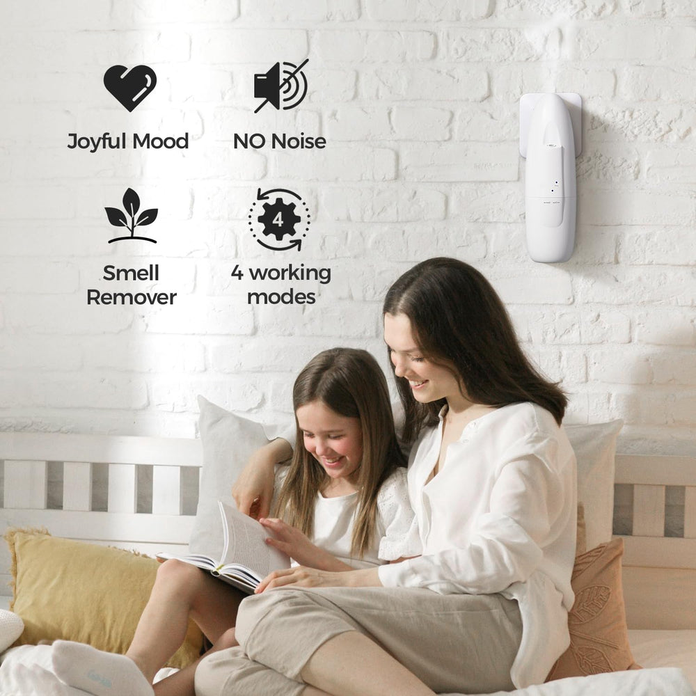 Plug-in wall-mount diffuser with easy installation