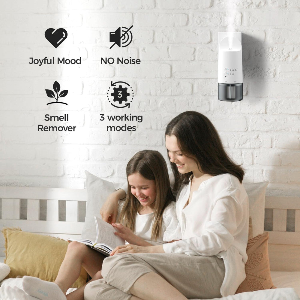 XunliAero four speed coverage dial adapts fragrance for 500 sq ft