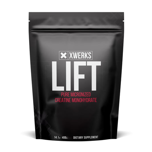 XWERKS Lift Creatine Monohydrate powder, unflavored, 80 servings