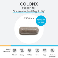 Close-up of magnesium citrate capsules from ColonX