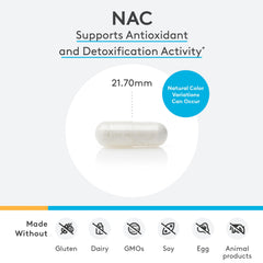 Liver detox support via NAC supplement