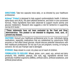 Allergen-friendly label indicating gluten-free and dairy-free