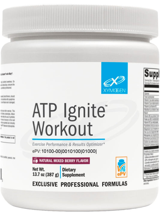 XYMOGEN ATP Ignite Mixed Berry front view 13.7 oz