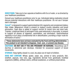 Digestive health concept with capsules