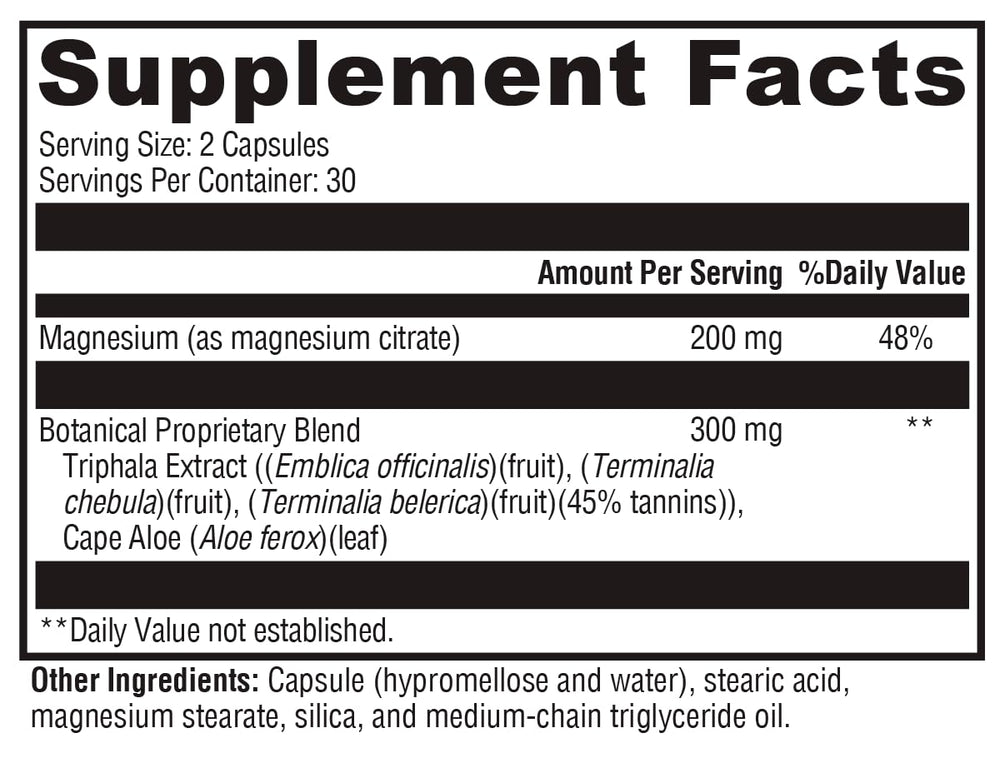 Gluten, dairy, and GMO-free ColonX formula