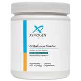 Bottle of XYMOGEN GI Balance Powder with chai flavor (6.77 oz)