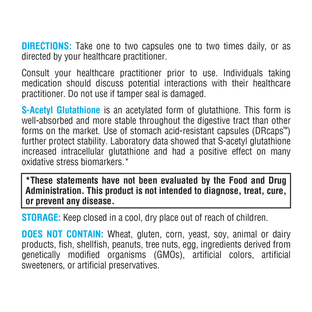 XYMOGEN S Acetyl Glutathione bottle on kitchen counter for daily routine.