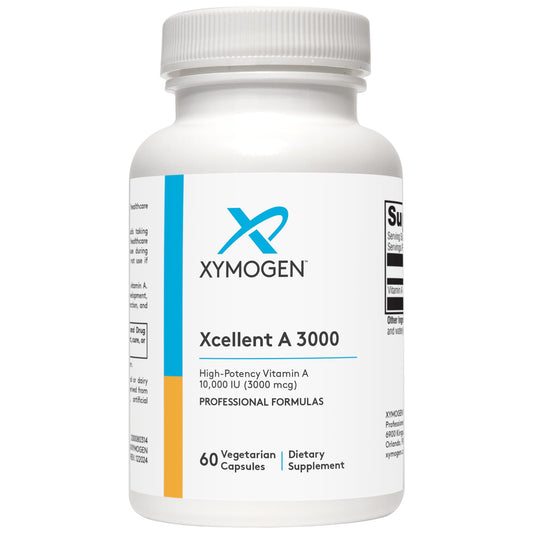 Bottle of XYMOGEN Xcellent A 3000 60 capsules - hero image
