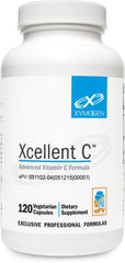 XYMOGEN Xcellent C bottle pouring capsules for daily immune support.