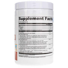 Close-up of greens and reds superfood powder