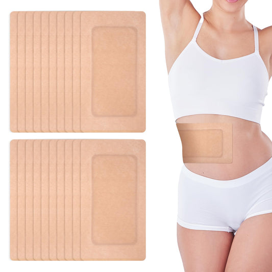 White castor oil patch for stomach 11.8 x 6.3 inches
