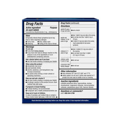 Xyzal levocetirizine tablets close-up with dosage information