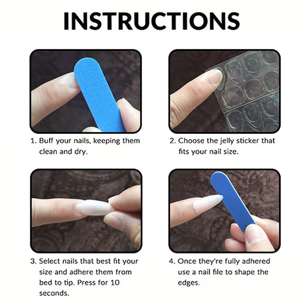 XZMeiLun reusable nails with gentle removal to protect natural nails