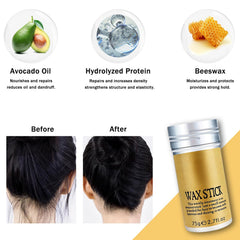 Yabacado Hair Wax Set Step 2 use: brush for even distribution
