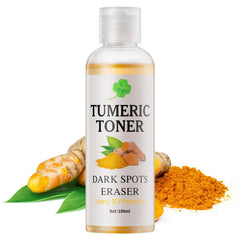 YAFUSIPE turmeric toner bottle shown for brightening and hydrating skin
