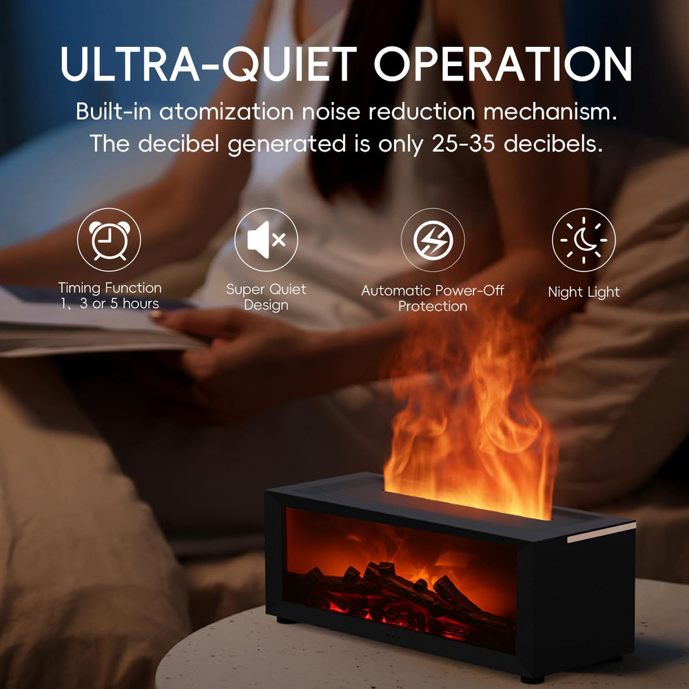 YALEDI diffuser with remote control (black)