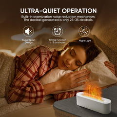 YALEDI white diffuser with 7-color ambient lights
