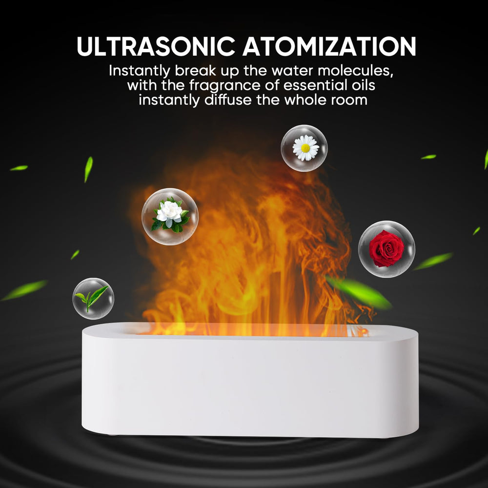YALEDI compact ultrasonic diffuser in white for desks and nightstands