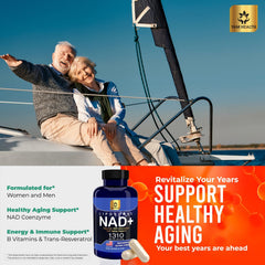 Trans-Resveratrol and liposomal NAD+ blend artwork