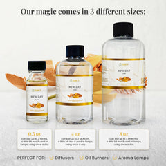 Packaging for YANCY New Day Luxury Fragrance Oil 8 oz