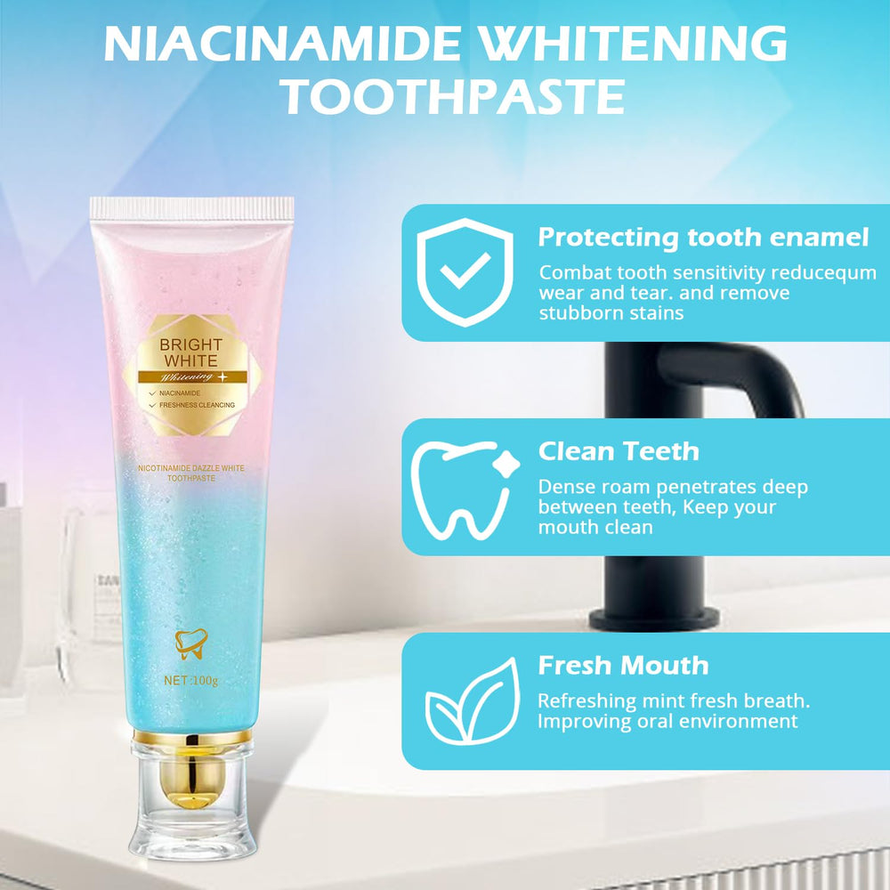 Mint-flavored toothpaste for long-lasting fresh breath