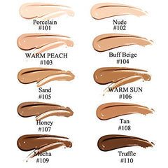 Yaper Foundation texture close-up highlights the soft matte, oil-control finish.