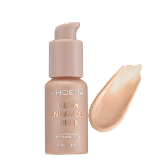 Yaper PHOERA Skin Glow Tint Foundation packaging with sleek design for shade matching