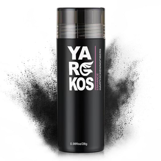 Yargkos Hair Fibers application on thinning areas for a natural look.