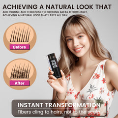 Yargkos Hair Fibers resist wind and humidity for lasting volume.