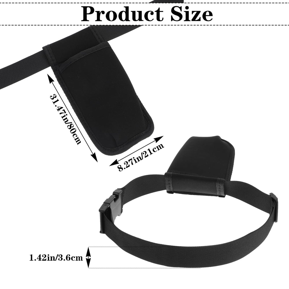 Close-up of adjustable waist belt on YBEATY bag
