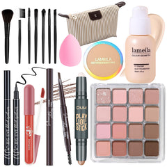 YBUETE 25-color eyeshadow palette for versatile day-to-night looks