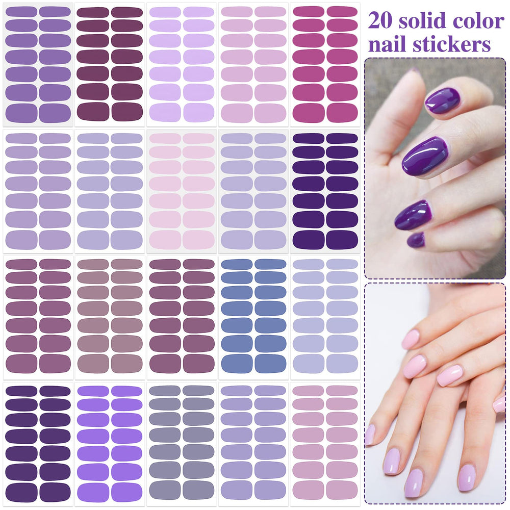 YECIRALA 14-piece-per-sheet nail wraps showing easy adhesion and color durability.