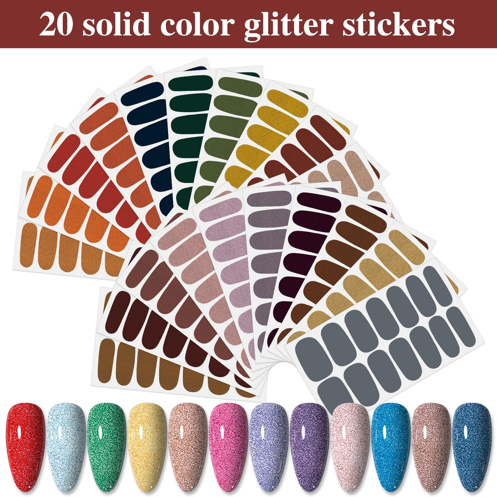 YECIRALA party wedding nail art wraps for celebrations