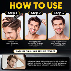Yecuce matte finish hair texture example without grease.